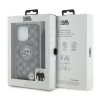 Karl Lagerfeld IML Crossbody Monogram Karl & Choupette Head Back Cover Hülle mit MagSafe für Apple iPhone 15 Pro Max - Schwarz 7