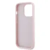 Karl Lagerfeld Diagonal Quilted Script Back Cover Hülle für Apple iPhone 14 Pro - Rosa 7