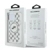 Karl Lagerfeld IML Monogram Karl & Choupette Head Back Cover Hülle mit MagSafe für Apple iPhone 15 Pro - Transparent 8