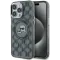 Karl Lagerfeld IML Monogram Karl & Choupette Head Back Cover Hülle mit MagSafe für Apple iPhone 15 Pro Max - Schwarz