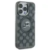 Karl Lagerfeld IML Monogram Karl & Choupette Head Back Cover Hülle mit MagSafe für Apple iPhone 15 Pro Max - Schwarz 4