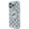 Karl Lagerfeld IML Monogram Karl & Choupette Head Back Cover Hülle mit MagSafe für Apple iPhone 15 Pro Max - Transparent 2