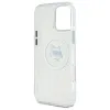 Karl Lagerfeld IML Metal Choupette Head Back Cover Hülle mit MagSafe für Apple iPhone 16 Pro - Weiß 7