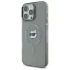 Karl Lagerfeld IML Metal Choupette Head Back Cover Hülle mit MagSafe für Apple iPhone 16 Pro - Schwarz 2