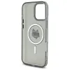 Karl Lagerfeld IML Metal Choupette Head Back Cover Hülle mit MagSafe für Apple iPhone 16 Pro - Schwarz 7