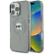 Karl Lagerfeld IML Metal Karl Head Back Cover Hülle mit MagSafe für Apple iPhone 16 Pro - Schwarz