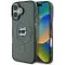 Karl Lagerfeld IML Metal Choupette Head Back Cover Hülle mit MagSafe für Apple iPhone 16 Plus - Schwarz