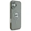 Karl Lagerfeld IML Metal Karl Head Back Cover Hülle mit MagSafe für Apple iPhone 16 - Schwarz 4
