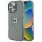 Karl Lagerfeld IML Metal Choupette Head Back Cover Hülle mit MagSafe für Apple iPhone 16 Pro Max - Schwarz