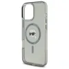 Karl Lagerfeld IML Metal Karl Head Back Cover Hülle mit MagSafe für Apple iPhone 16 Pro Max - Schwarz 6
