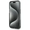 Karl Lagerfeld IML Metal Choupette Head Back Cover Hülle mit MagSafe für Apple iPhone 15 Pro - Schwarz 2