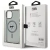 Karl Lagerfeld IML Metal Choupette Head Back Cover Hülle mit MagSafe für Apple iPhone 15 - Schwarz 8