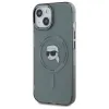 Karl Lagerfeld IML Metal Karl Head Back Cover Hülle mit MagSafe für Apple iPhone 15 - Schwarz 2