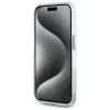 Karl Lagerfeld IML Metal Choupette Head Back Cover Hülle mit MagSafe für Apple iPhone 15 Pro - Weiß 5