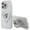 Karl Lagerfeld Ring Stand Karl & Choupette Hard Case Back Cover Hülle mit MagSafe für Apple iPhone 15 Pro Max - Weiß