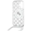 Karl Lagerfeld IML Crossbody Monogram Karl & Choupette Head Back Cover Hülle mit MagSafe für Apple iPhone 16 - Transparent 6