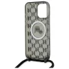 Karl Lagerfeld IML Crossbody Monogram Karl & Choupette Head Back Cover Hülle mit MagSafe für Apple iPhone 16 Pro Max - Schwarz 6