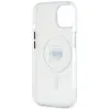Karl Lagerfeld IML Metal Karl Head Back Cover Hülle mit MagSafe für Apple iPhone 15 - Weiß 7
