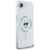 Karl Lagerfeld IML Metal Choupette Head Back Cover Hülle mit MagSafe für Apple iPhone 17e/16e - Weiß 4