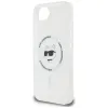 Karl Lagerfeld IML Metal Choupette Head Back Cover Hülle mit MagSafe für Apple iPhone 17e/16e - Weiß 6