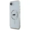 Karl Lagerfeld IML Metal Karl Head Back Cover Hülle mit MagSafe für Apple iPhone 17e/16e - Weiß 2