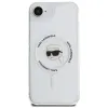 Karl Lagerfeld IML Metal Karl Head Back Cover Hülle mit MagSafe für Apple iPhone 17e/16e - Weiß 3