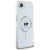 Karl Lagerfeld IML Metal Karl Head Back Cover Hülle mit MagSafe für Apple iPhone 17e/16e - Weiß 4