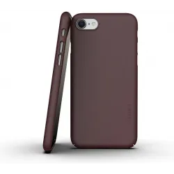 Nudient Thin Precise Back Cover Hülle für Apple iPhone SE 2022 - Sangria Red