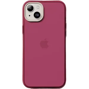 Nudient Form Back Cover Hülle für Apple iPhone 14 Plus - Transparent/Rosa