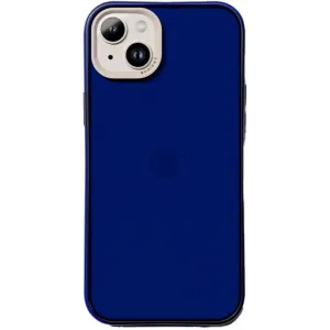 Nudient Form Back Cover Hülle für Apple iPhone 14 Plus - Transparent/Blau