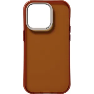 Nudient Form Back Cover Hülle für Apple iPhone 14 Pro - Transparent/Braun