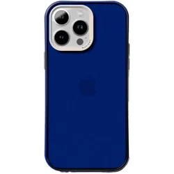 Nudient Form Back Cover Hülle für Apple iPhone 14 Pro Max - Transparent/Blau