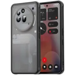 Phonesta AirFrost Back Cover Hülle für Nothing Phone (3a) Pro - Mattschwarz