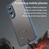 Phonesta AirFrost Back Cover Hülle für Samsung Galaxy S25 Edge - Matt Blau 3