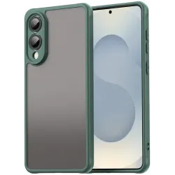 Phonesta AirFrost Back Cover Hülle für Samsung Galaxy S25 Edge - Matt Grün