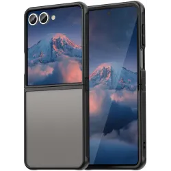 Phonesta AirFrost Back Cover Hülle für Samsung Galaxy Z Flip 7 - Mattschwarz