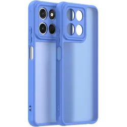 Phonesta AirFrost Back Cover Hülle für Motorola Moto G57 Power - Saphirblau matt