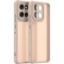 Phonesta AirFrost Back Cover Hülle für Motorola Moto G86/G86 Power - Sandsteinbeige matt