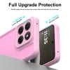 Phonesta AirFrost Back Cover Hülle für Motorola Moto G47/G37/G37 Power - Kaugummi-Rosa matt 2