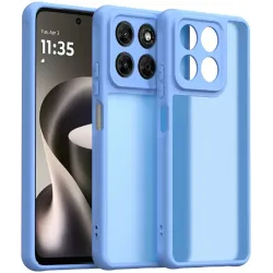 Phonesta AirFrost Back Cover Hülle für Motorola Moto G47/G37/G37 Power - Saphirblau matt