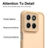 Phonesta AirFrost Back Cover Hülle für Motorola Moto G87/G77/G76 - Sandsteinbeige matt 6