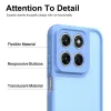 Phonesta AirFrost Back Cover Hülle für Motorola Moto G87/G77/G76 - Saphirblau matt 6