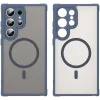 Phonesta AirFrost Back Cover Hülle mit MagSafe für Samsung Galaxy S25 Ultra - Matt Blau 2