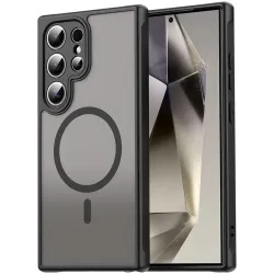 Phonesta AirFrost Back Cover Hülle mit MagSafe für Samsung Galaxy S25 Ultra - Mattschwarz