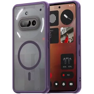 Phonesta AirFrost Back Cover Hülle mit MagSafe für Nothing Phone (3a) - Matt Lila