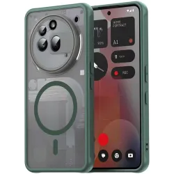 Phonesta AirFrost Back Cover Hülle mit MagSafe für Nothing Phone (3a) Pro - Matt Grün