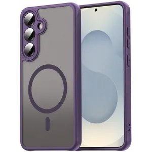 Phonesta AirFrost Back Cover Hülle mit MagSafe für Samsung Galaxy S24 FE - Matt Lila