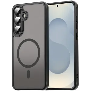 Phonesta AirFrost Back Cover Hülle mit MagSafe für Samsung Galaxy S25 Plus/S24 Plus - Mattschwarz