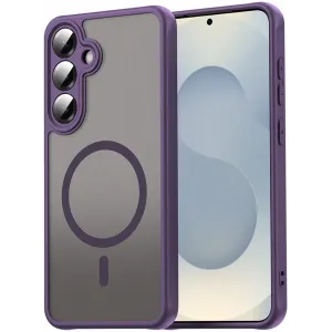 Phonesta AirFrost Back Cover Hülle mit MagSafe für Samsung Galaxy S25/S24 - Matt Lila