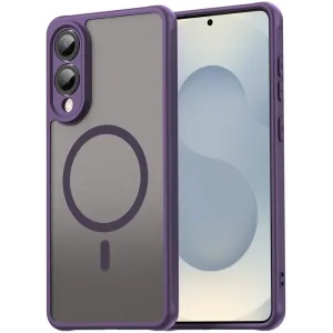 Phonesta AirFrost Back Cover Hülle mit MagSafe für Samsung Galaxy S25 Edge - Matt Lila